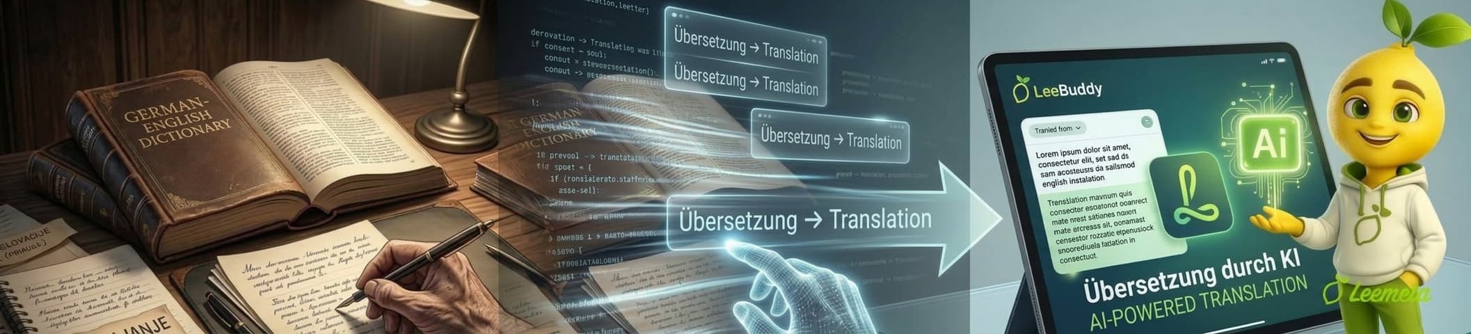 Übersetzung einst und heute Vom Wörterbuch zur KI, Übersetzung einst und heute