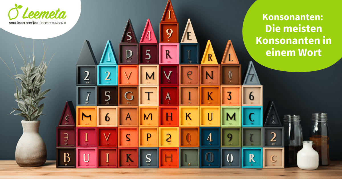 Konsonanten Die meisten Konsonanten in einem Wort Übersetzungsbüro